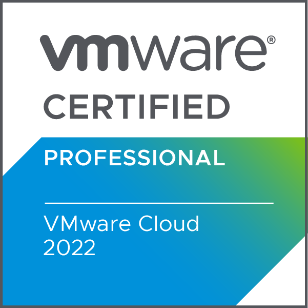 VMware Certified Professional — VMware Cloud 2022